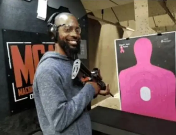 Antione, 37, is charged with impersonating a U.S. Marshal and being a felon in possession of a firearm.