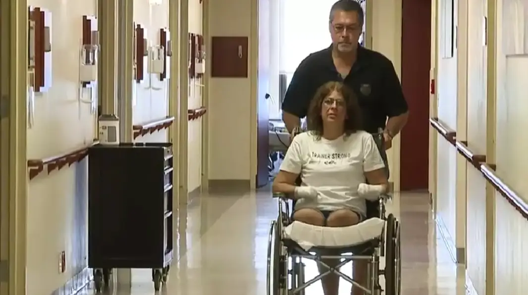 Marie had just returned home from holiday. (Marie Trainer)