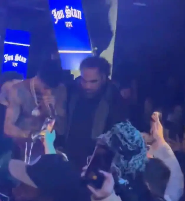 Multiple people were recording the event and caught the scuffle on camera.