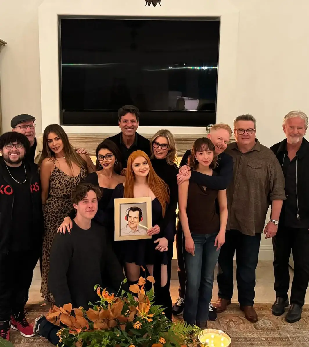 Ty Burrell was left out of the reunion photo.