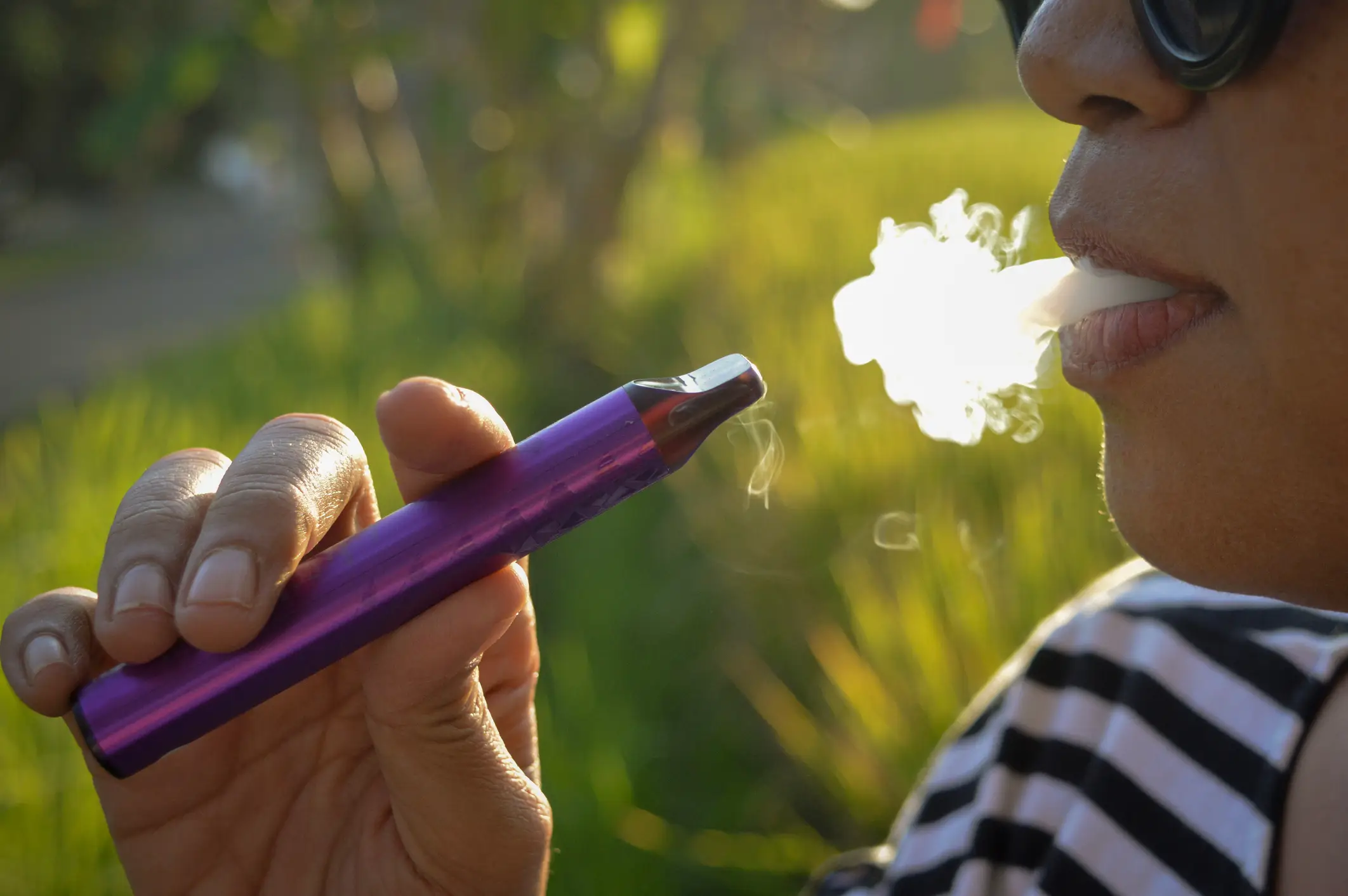 The study revealed fungi can grown on the mouthpiece of a vape (Getty Stock Photo)
