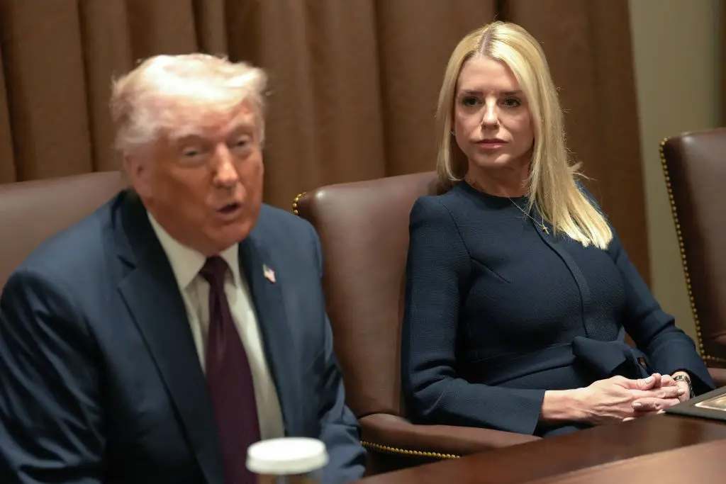 Attorney General Pam Bondi worked alongside President Donald Trump to deport 238 Venezuelans despite 179 of them not having a criminal record (Win McNamee/Getty Images)
