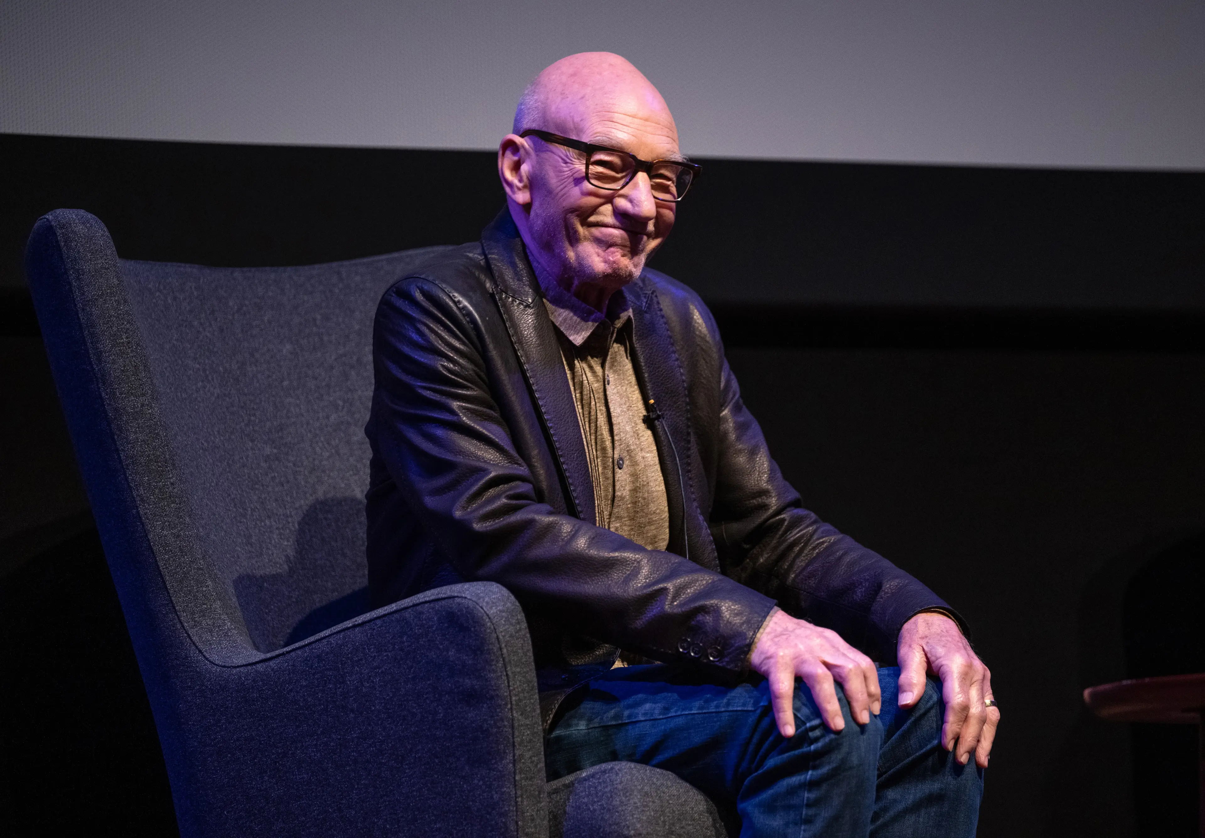 Patrick Stewart said he's happy that Tom Hardy's gone on to have a great acting career.