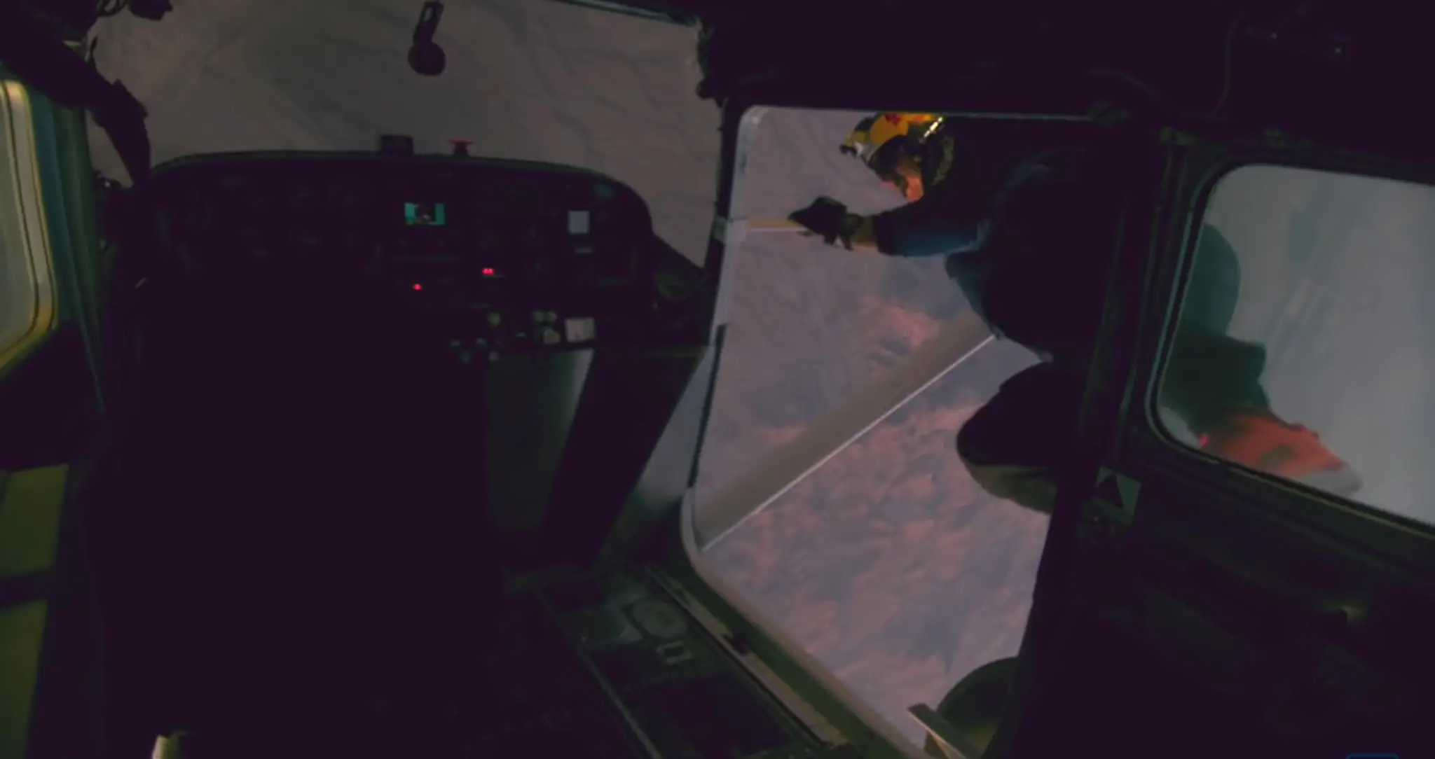 The pair did the stunt without permission (Red Bull)