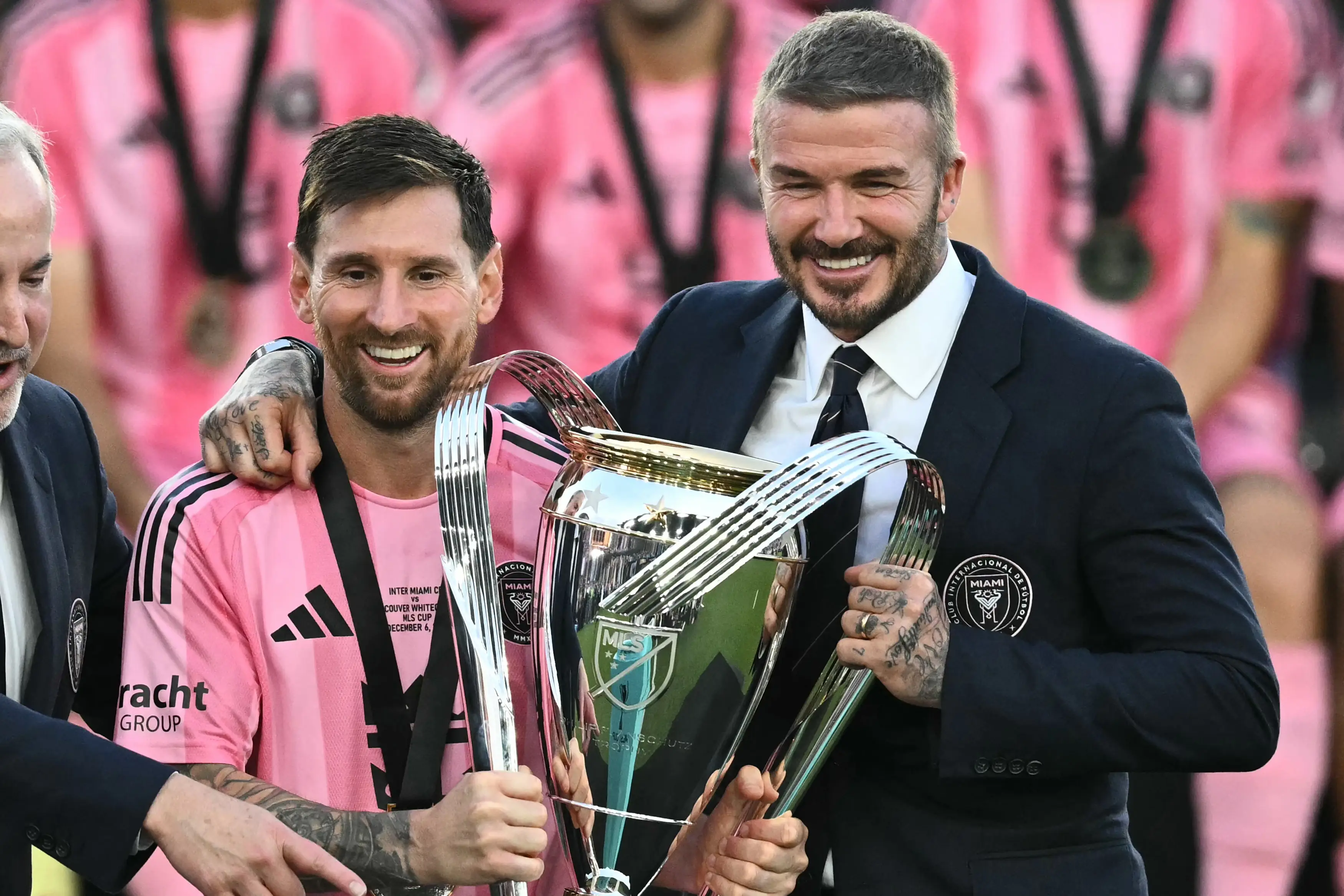 Signing Lionel Messi to Inter Miami played a huge role in Beckham's wealth boost (CHANDAN KHANNA / AFP via Getty Images)