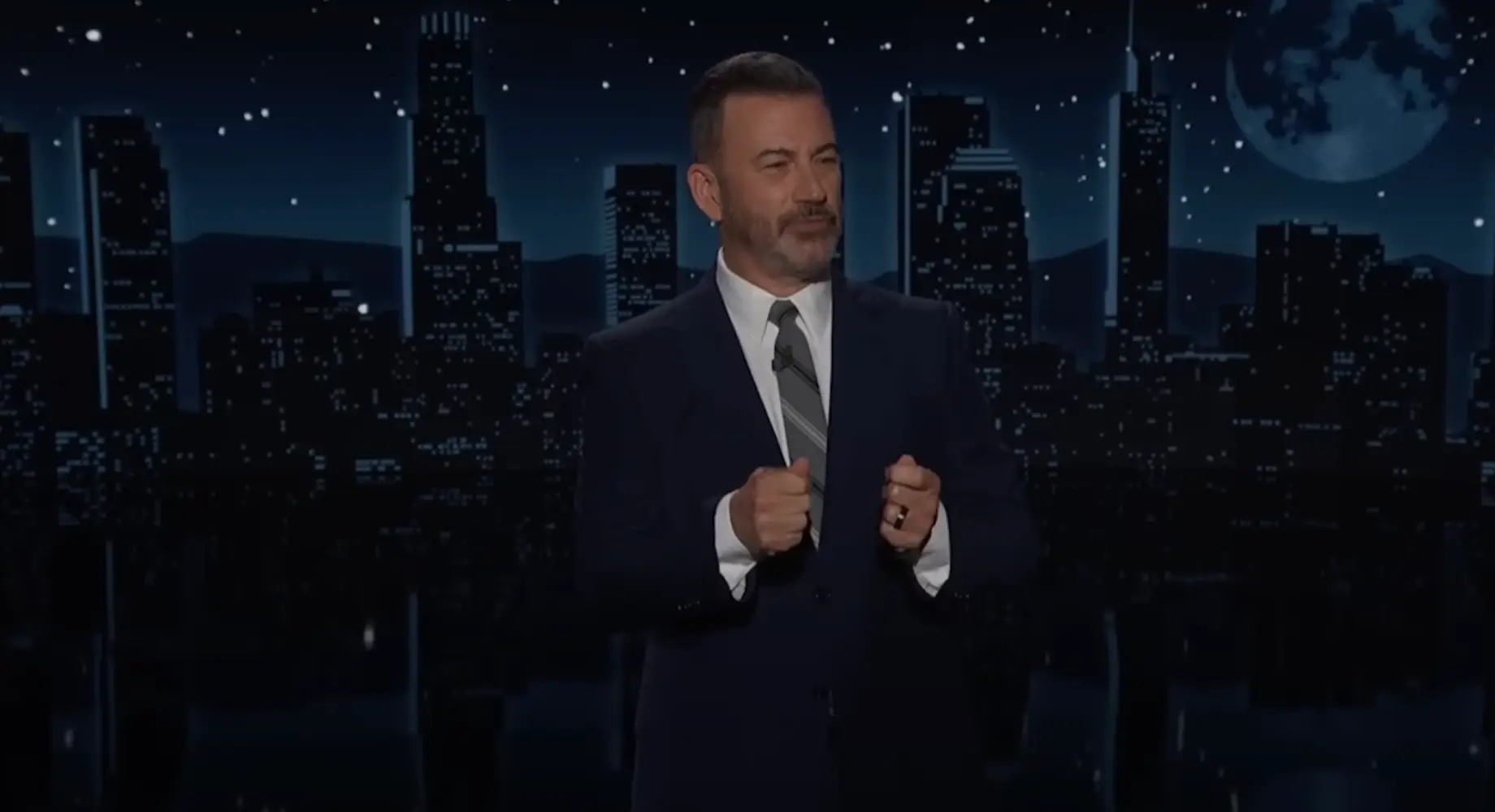 Kimmel did not hold back (ABC)