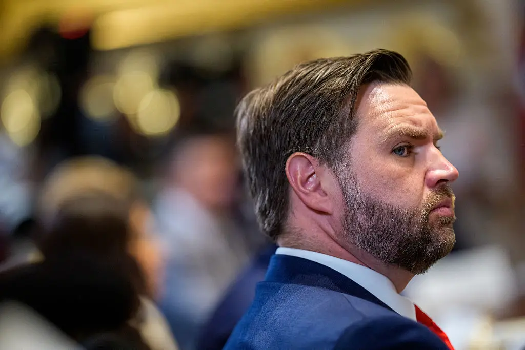 Vance spent time at Disneyland with his family (Andrew Harnik/Getty Images)