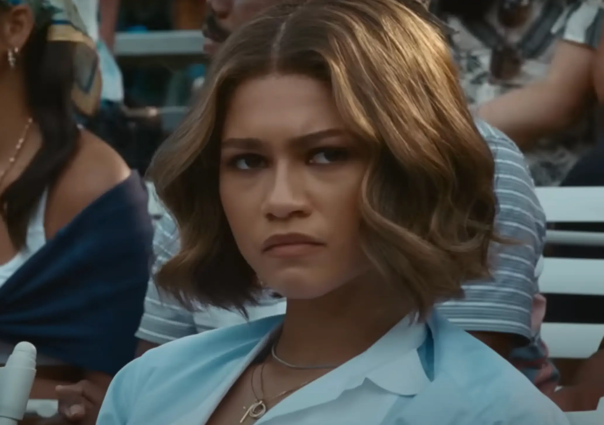 Zendaya’s upcoming film Challengers has drawn attention for its steamy nature. (MGM)