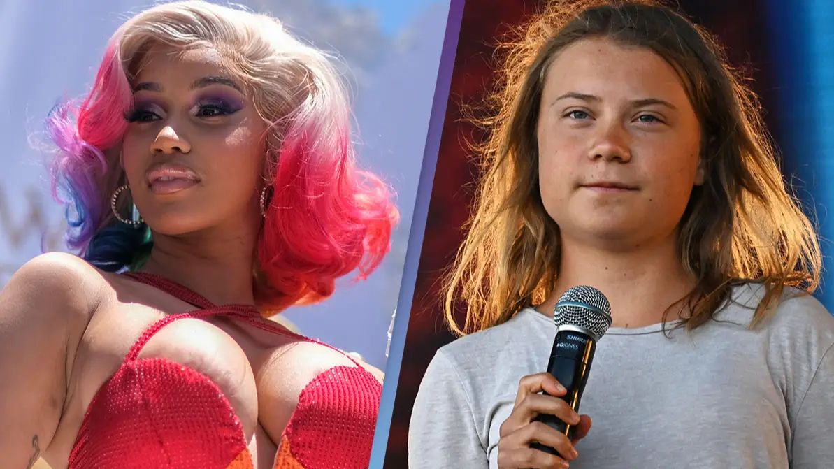 People shocked at Cardi B’s reaction to Greta Thunberg following Andrew Tate arrest