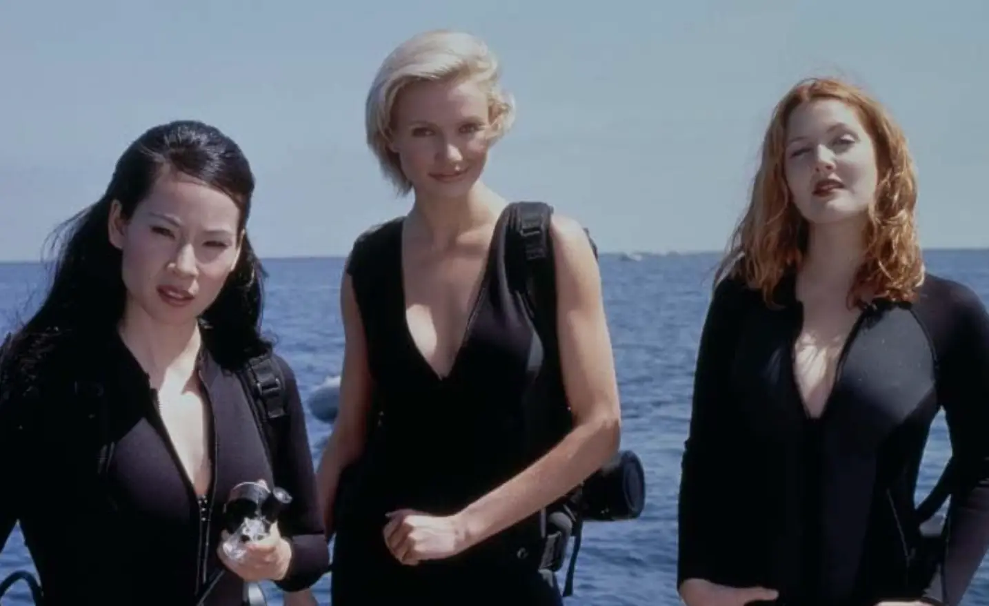 Diaz joined Drew Barrymore and Lucy Liu in Charlie's Angels (Columbia Pictures)