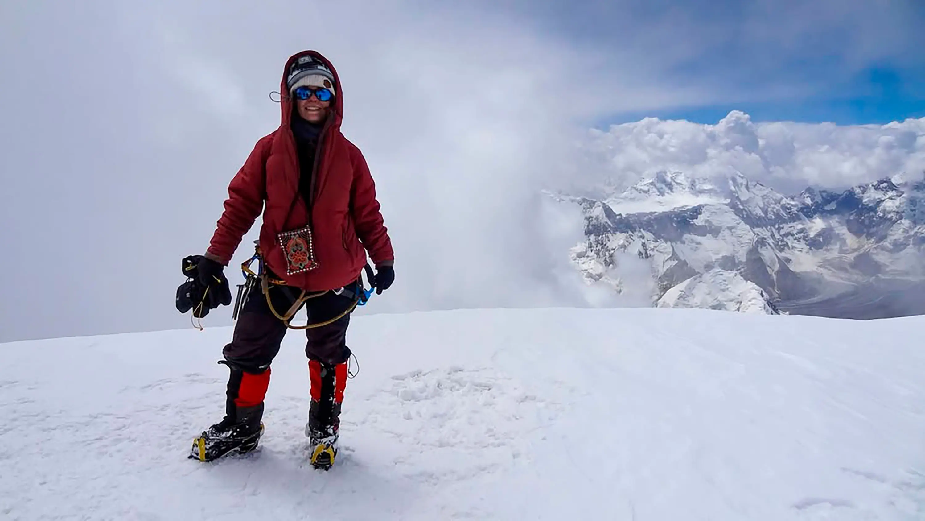 Natalia broke her leg while attempting to descend Victory Peak (East2West)