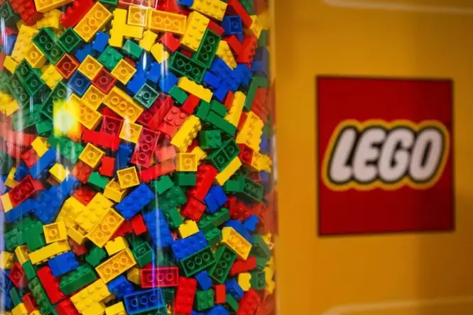 The LEGO founder came up with a new name for his business in 1935. (JONATHAN NACKSTRAND/AFP via Getty Images)