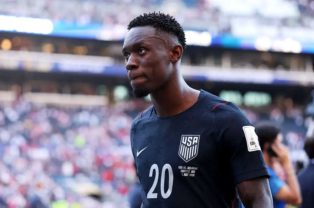 The striker's one match ban was suspended for a year (Photo by Luke Hales/Getty Images)