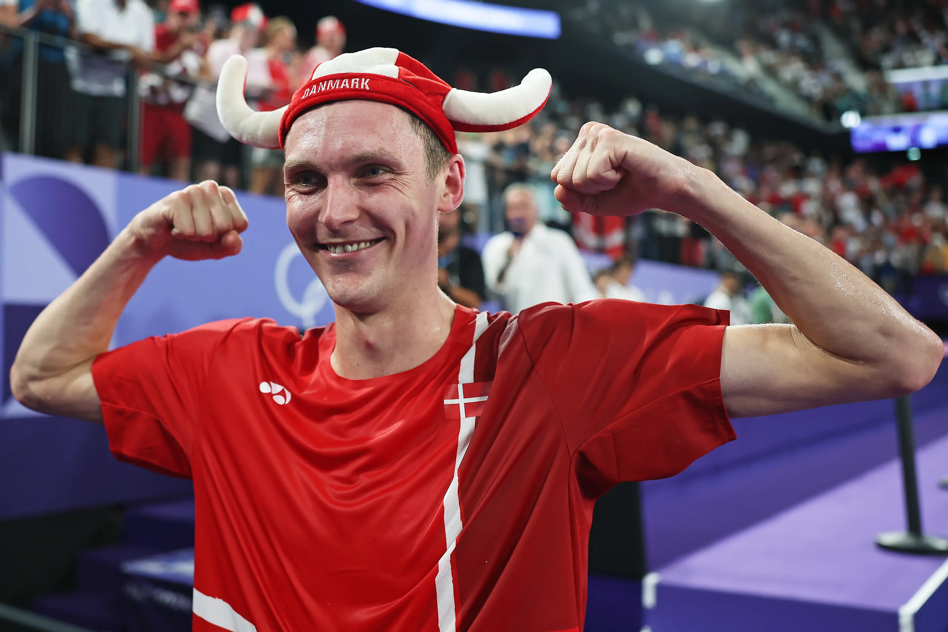 Axelsen is a two-time gold medalist. (Alex Pantling/Getty Images)