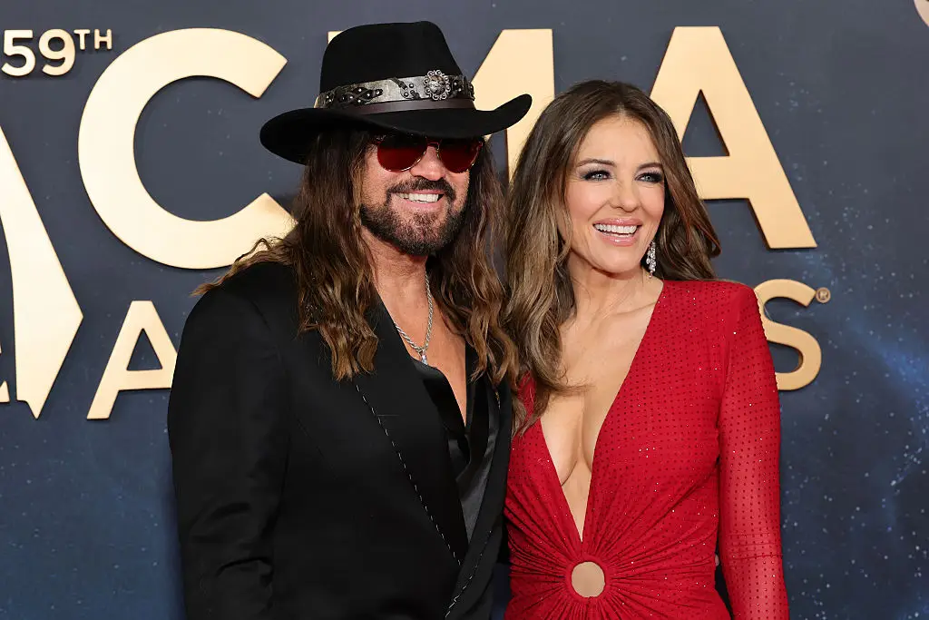 The singer has now been dating actress Elizabeth Hurley for a year. (Emma McIntyre/Getty Images)
