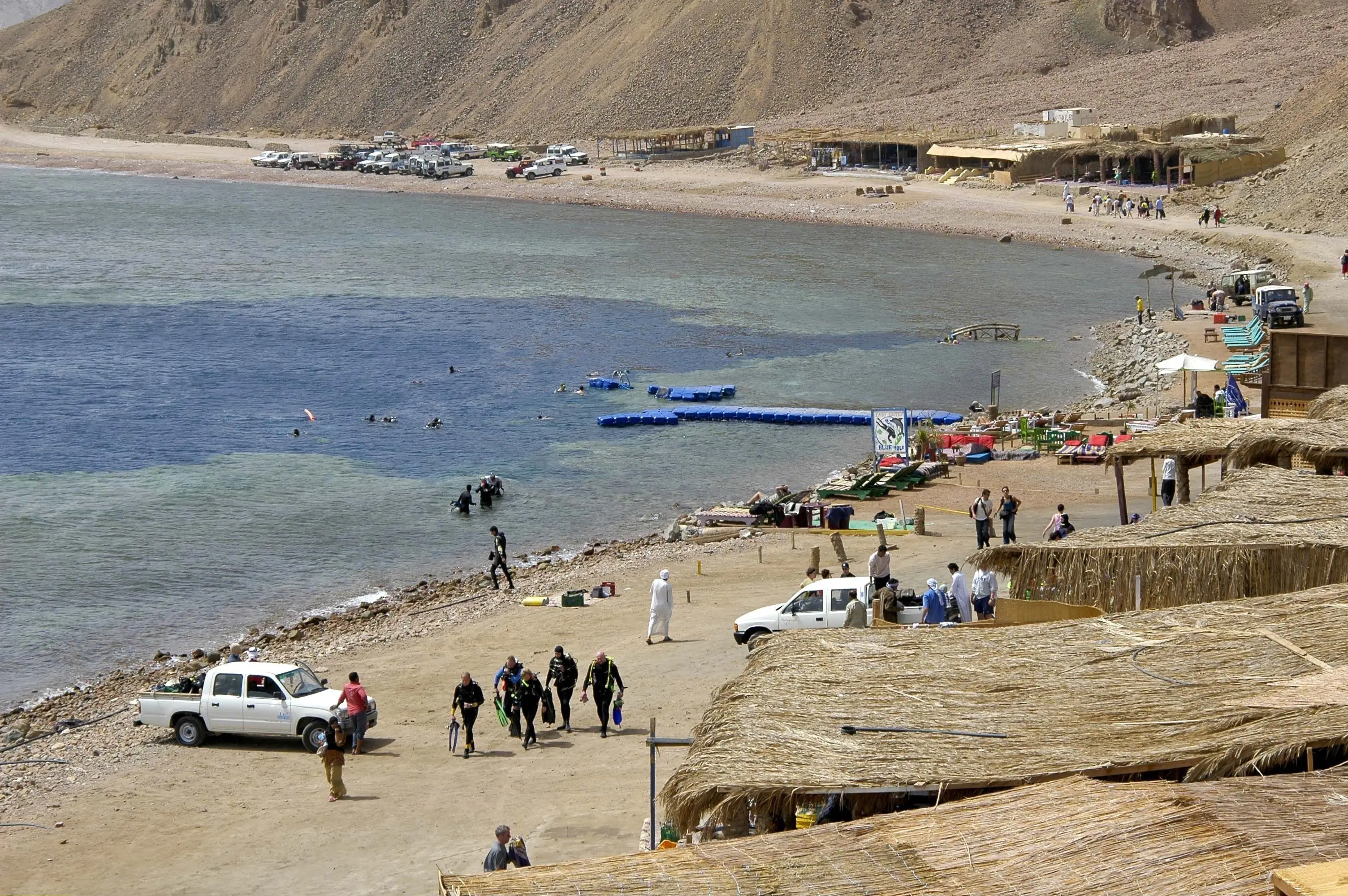 The Blue Hole in Egypt, where Yuri died.