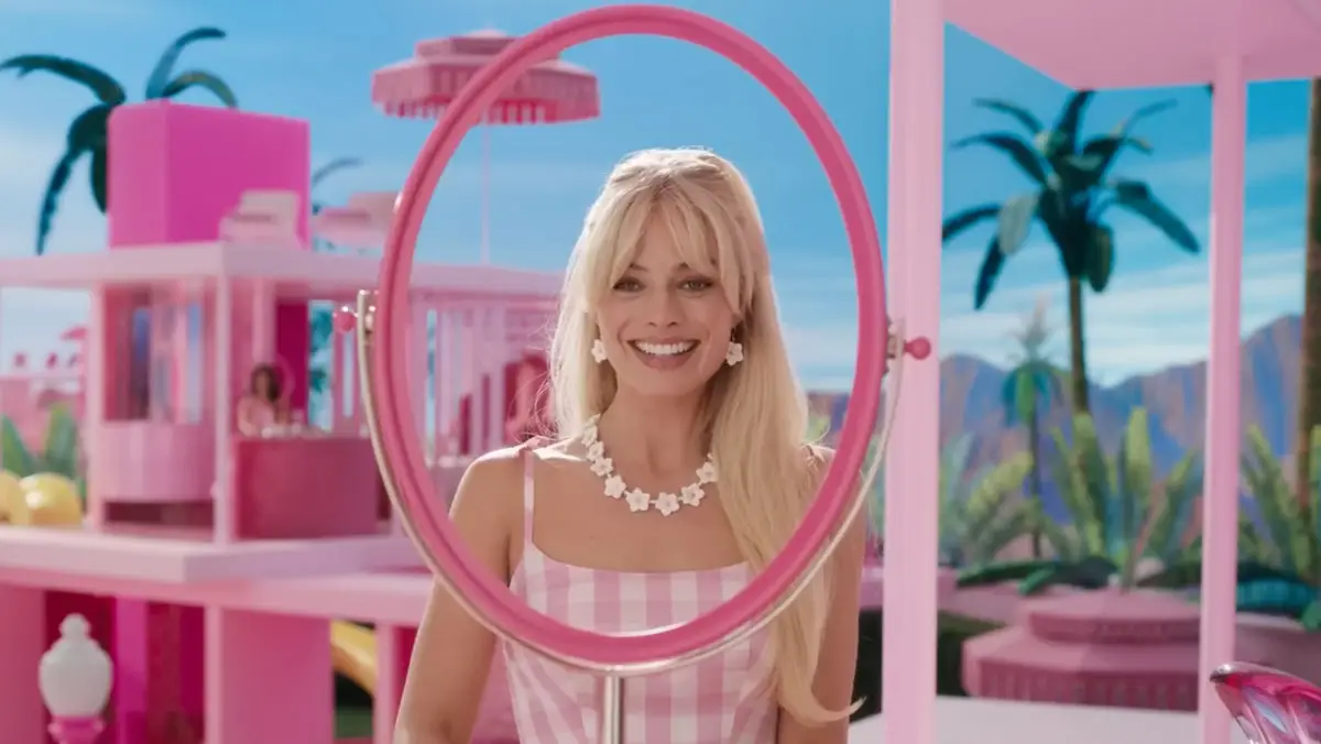 Margot Robbie in Barbie.