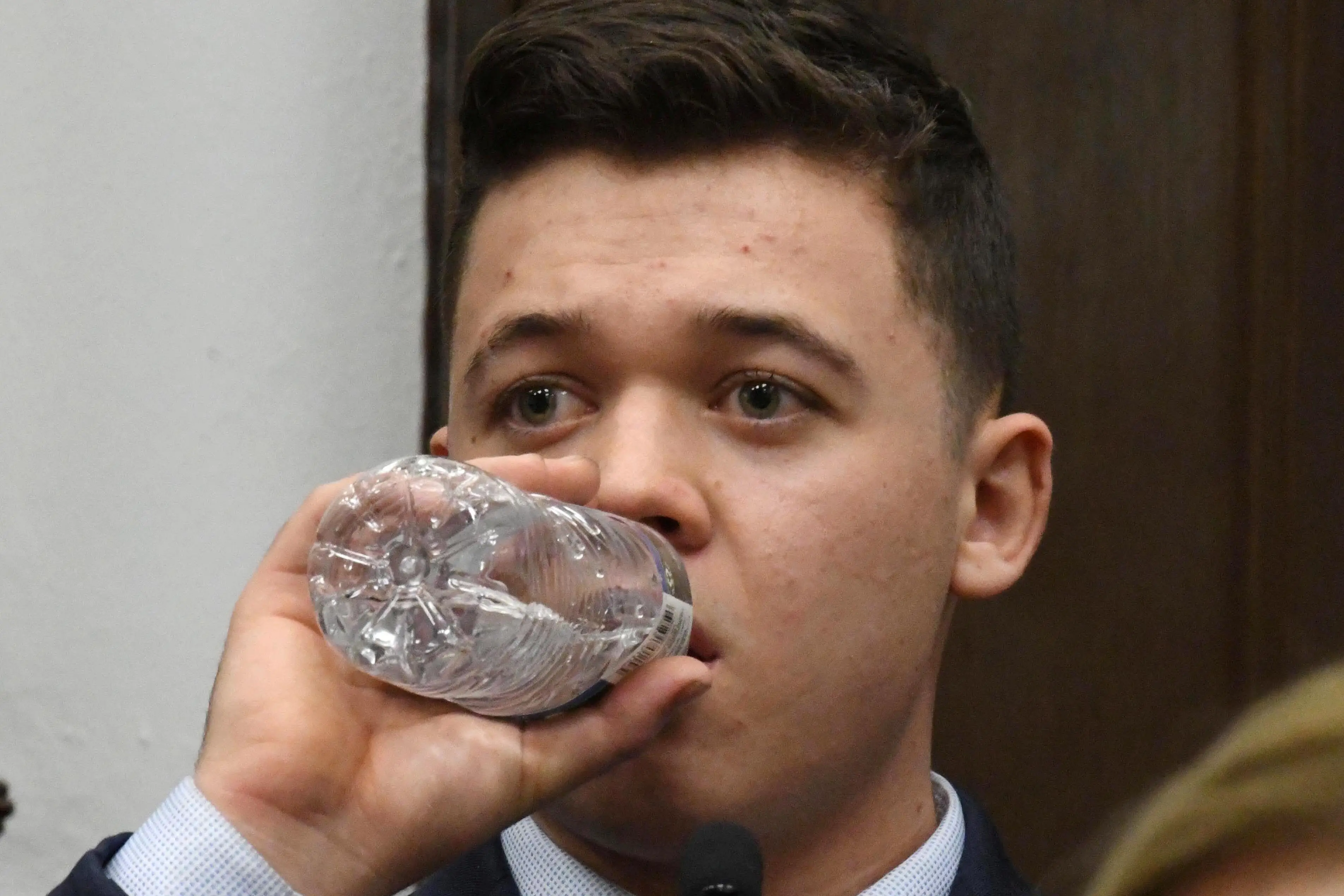 Kyle Rittenhouse during his trial. (Alamy) 