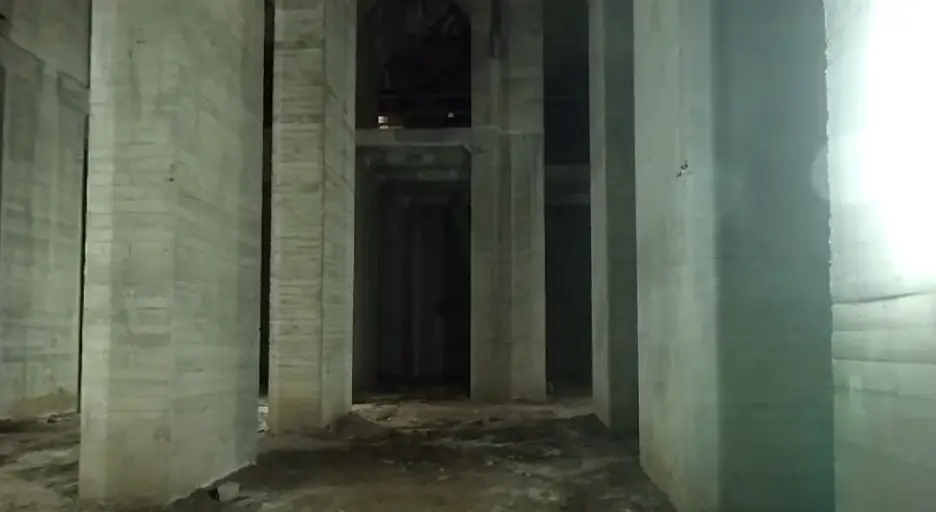 The underground cavern is being reopened.