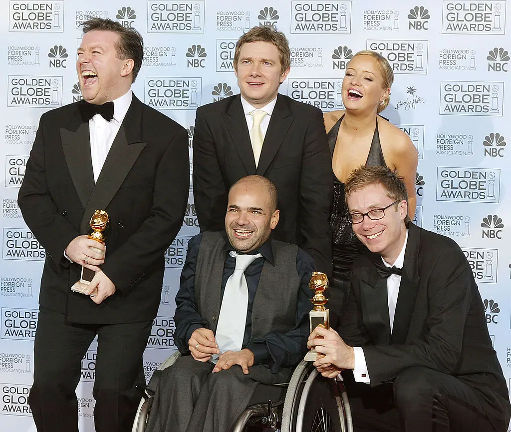 Lucy starred alongside Ricky Gervais in The Office UK (Photo by Kevin Winter/Getty Images)