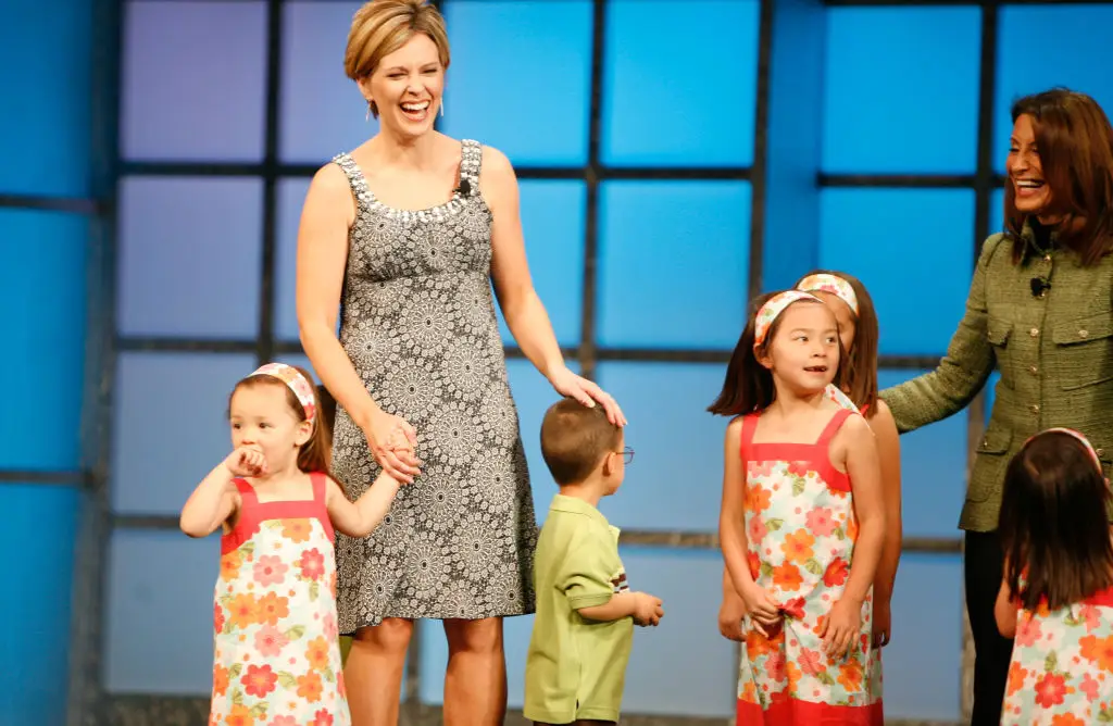 Kate Gosselin with her children pictured in 2008 (Amy Sussman/Getty Images for Discovery)
