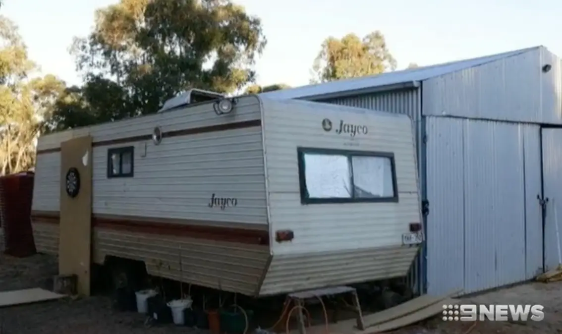 Part of the Colt's property authorities raided (9News) 