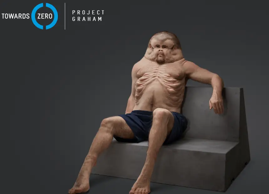 Project Graham, commissioned by Australia's Transport Accident Commission to raise awareness of road safety. (TAC) 