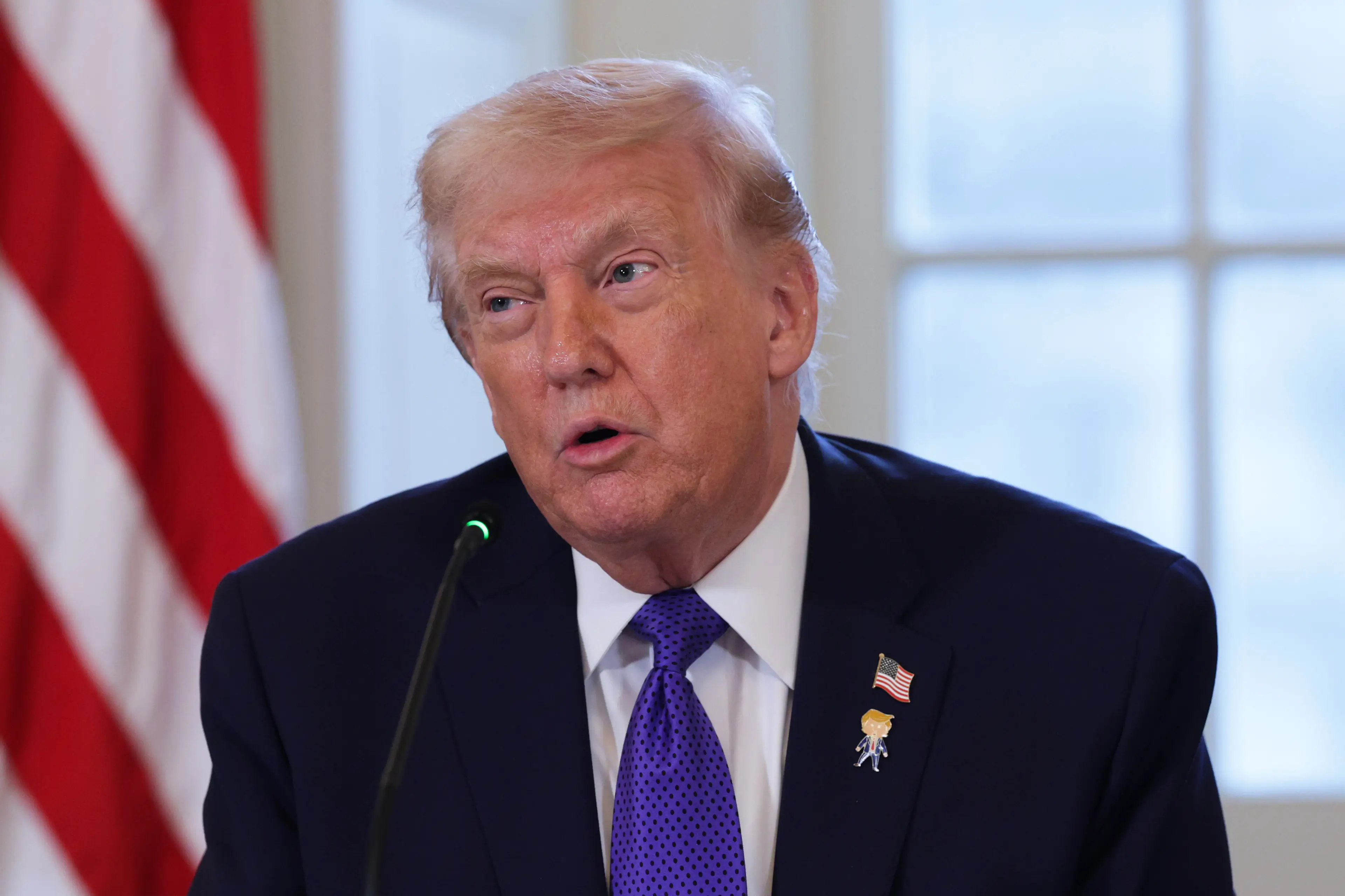 Many had feared Donald Trump would become the first president in history not to recognize the federal holiday (Alex Wong/Getty Images)