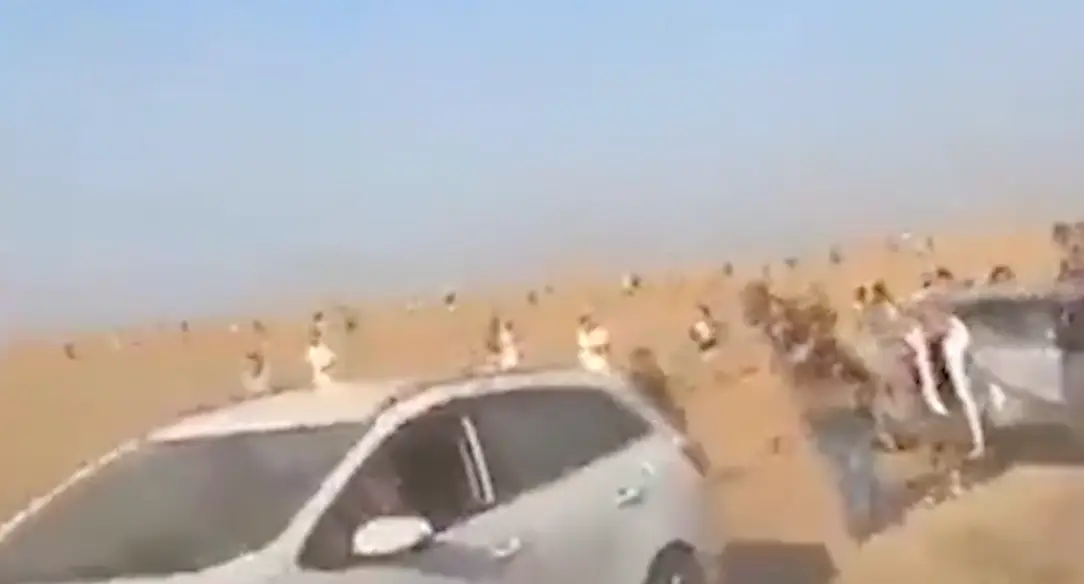 Festival attendees fled for their lives.