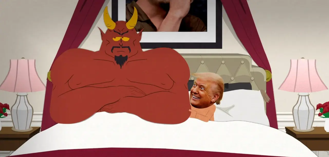 Trump has also been the butt of the joke this season (Comedy Central)