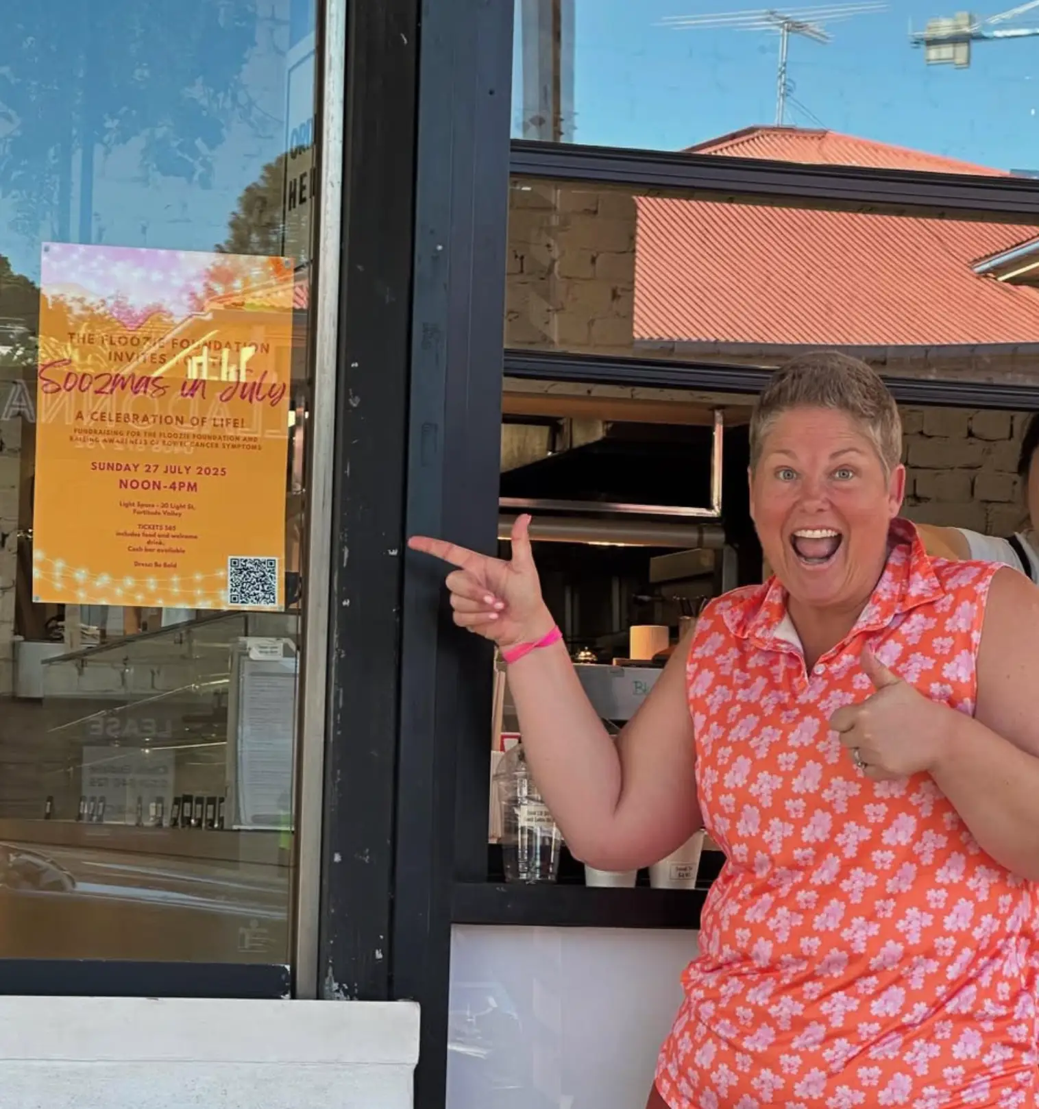 The 47-year-old has created her own bowel cancer dedicated charity called The Floozie Foundation (Instagram/soozieschmidt)