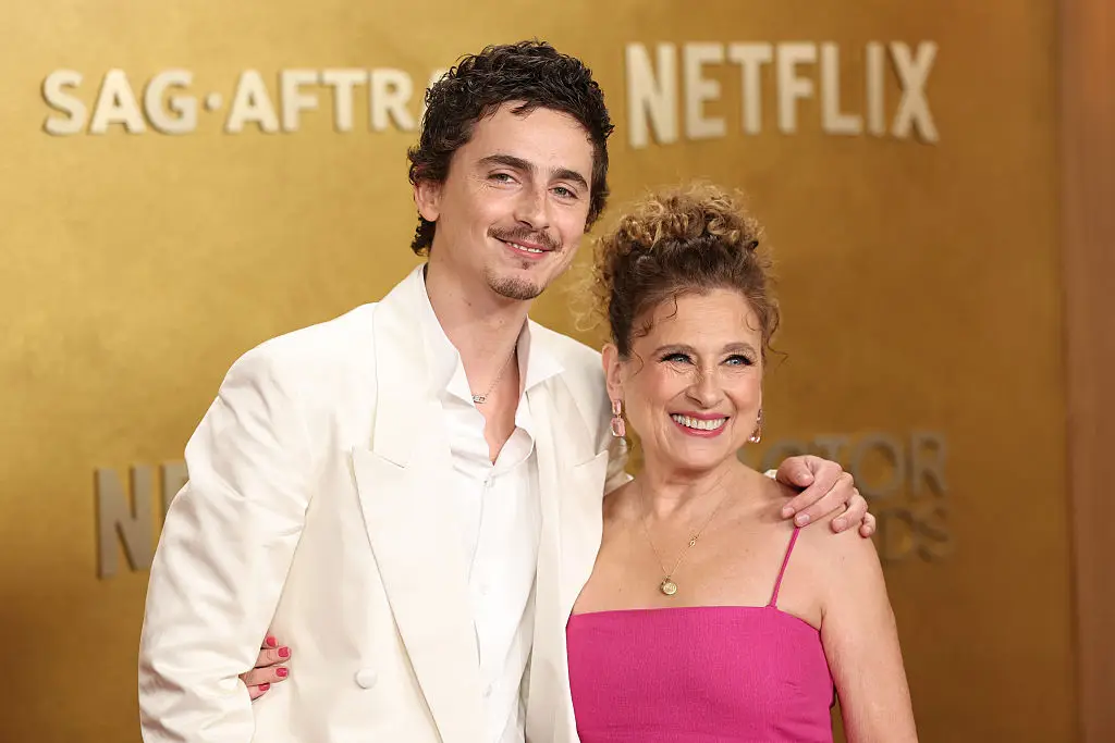 Chalamet's mother opened up on his high school days (Photo by PATRICK T. FALLON / AFP via Getty Images)