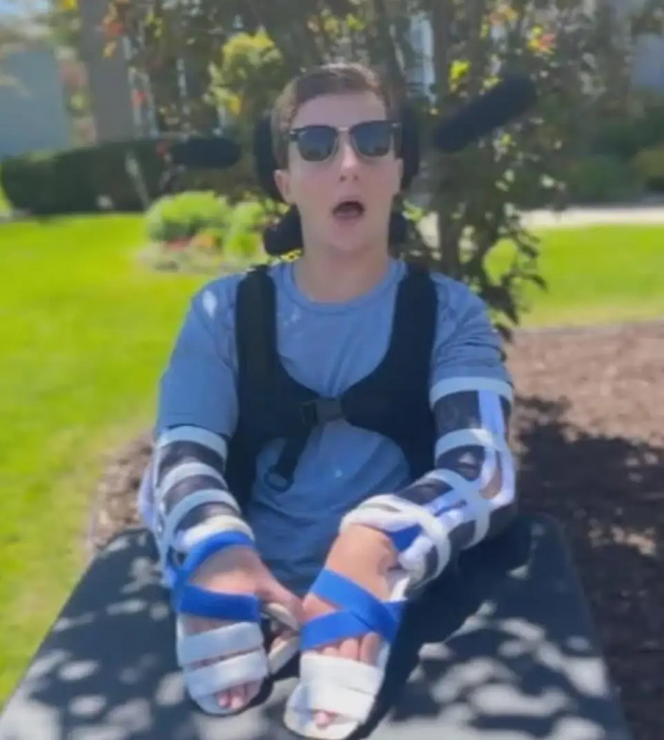 Daniel was left blind and unable to walk. (GMA)