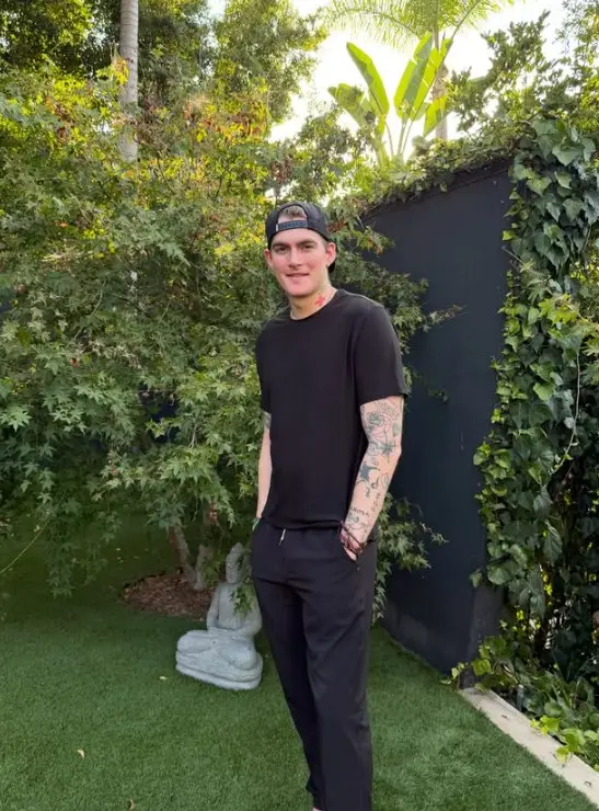 Presley was pictured in his final Instagram post of August 5th (IG)
