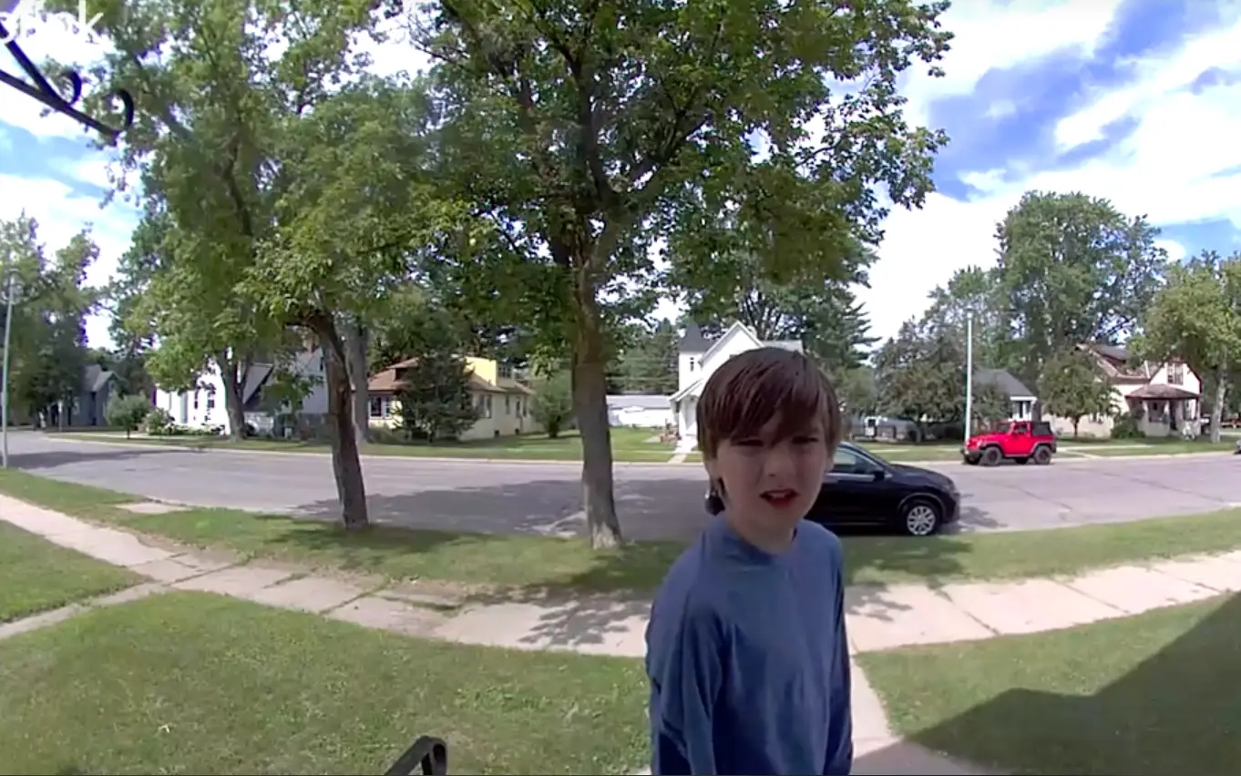 Jacksen Proell shared the sweet message with a complete stranger.