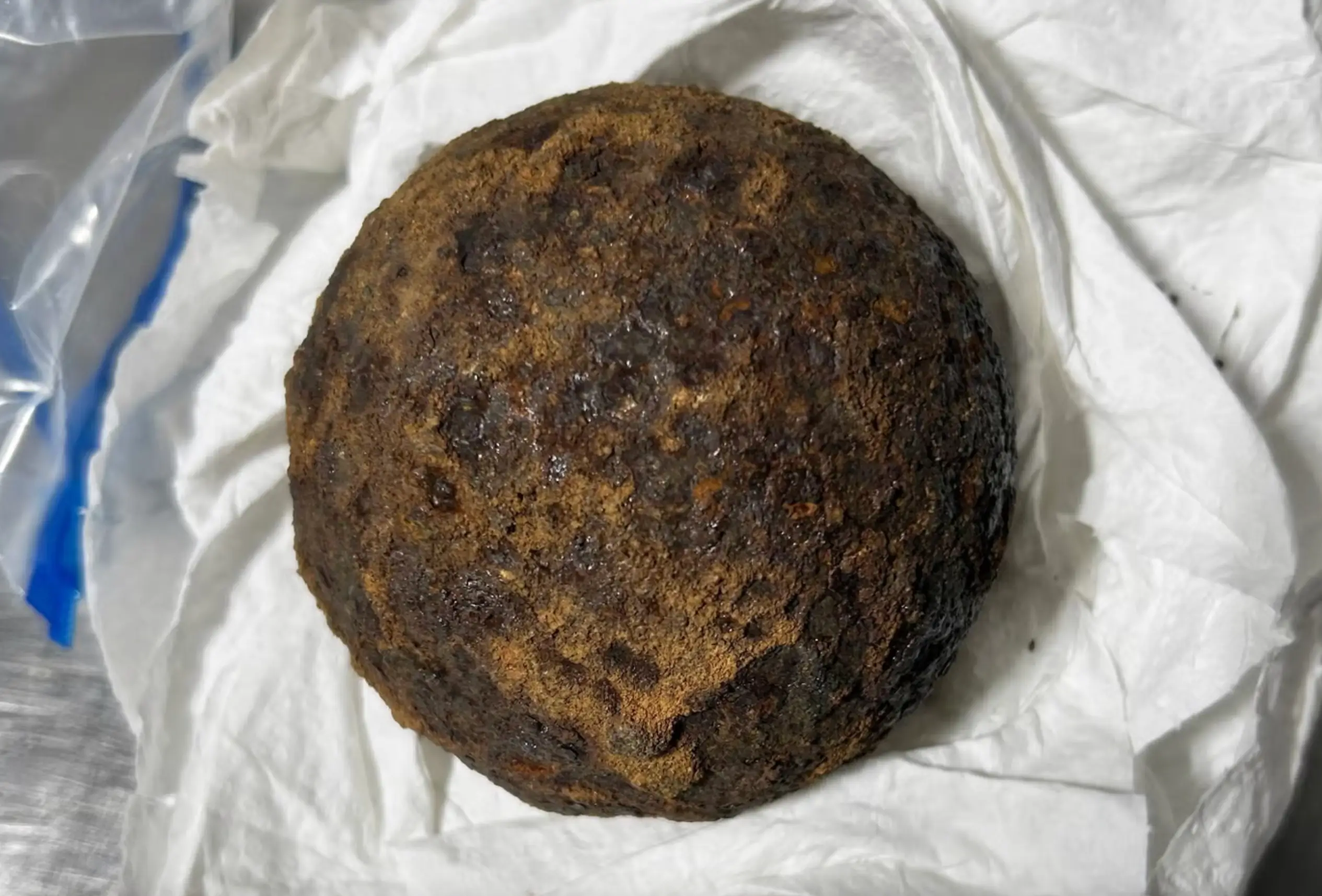 The cannonballs were not allowed on the plane (TSA)