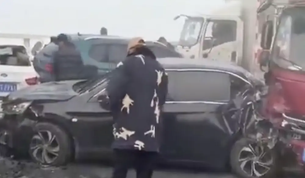 Rescue teams are currently dealing with the incident.