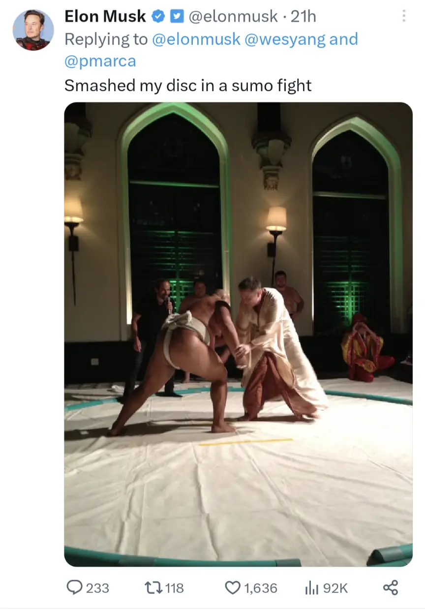 Elon Musk has been preparing to fight.