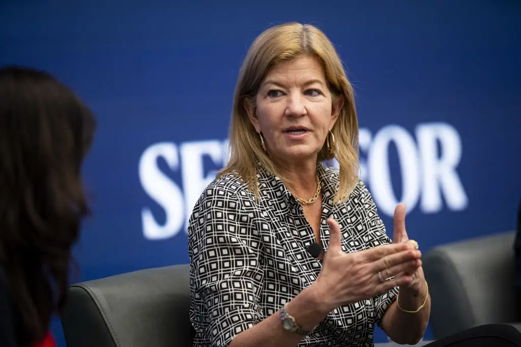 Maya MacGuineas, president of the Committee for a Responsible Federal Budget (Al Drago/Bloomberg via Getty Images)