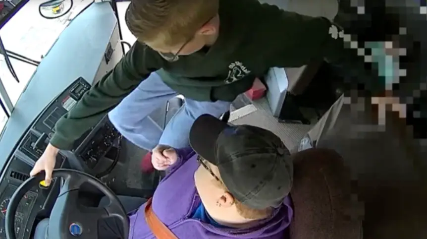 Dillon didn't hesitate to grab the wheel (WXYZ)