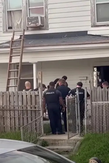 Firefighters and Louisville Metro Police managed to smash open the doors to find a helpless Jonna Wilson inside.