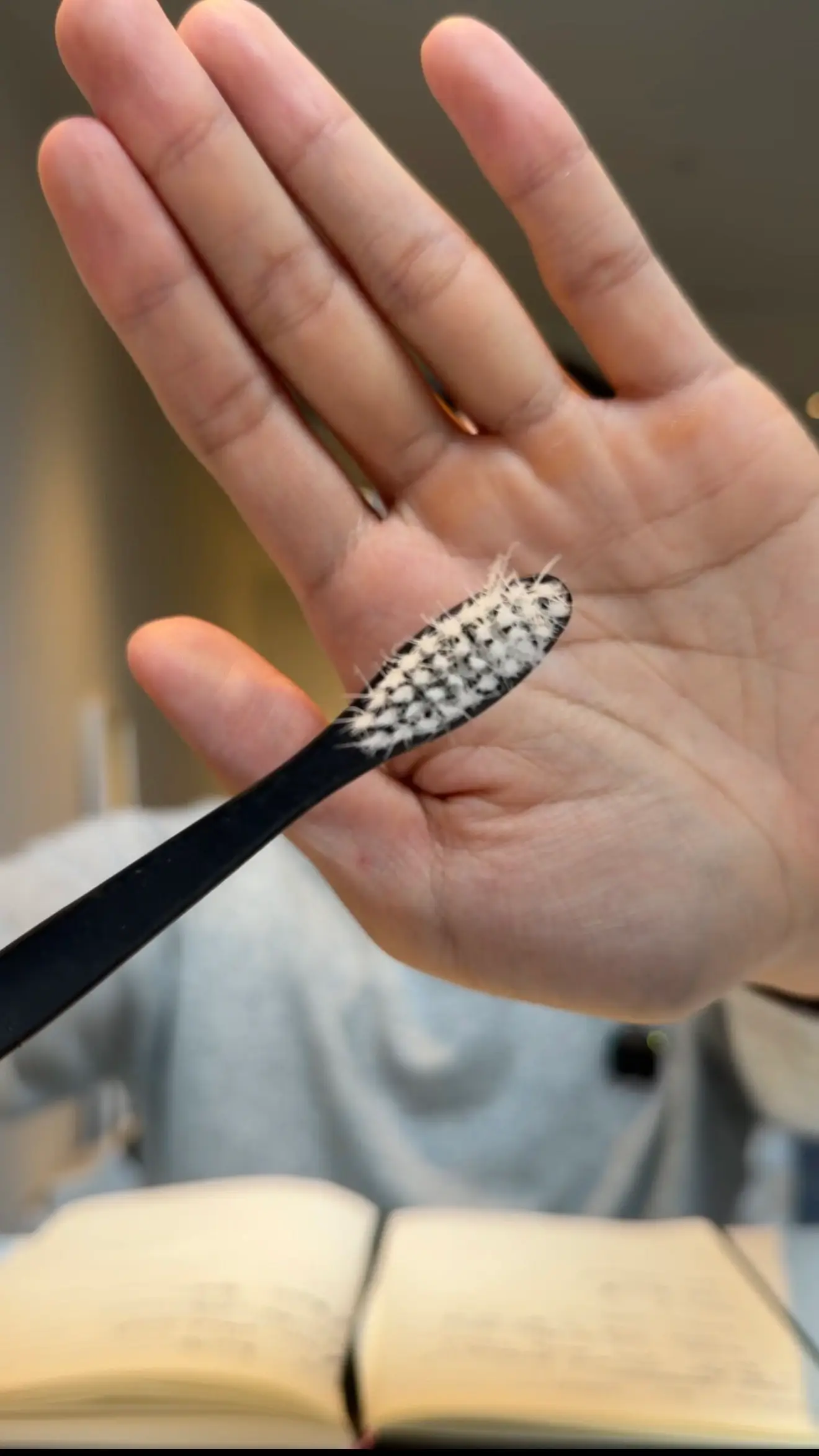 He said he didn't switch his toothbrush to an electric model, and more (SWNS)