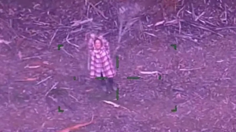 Lillian was found alive after surviving on wine and candy.