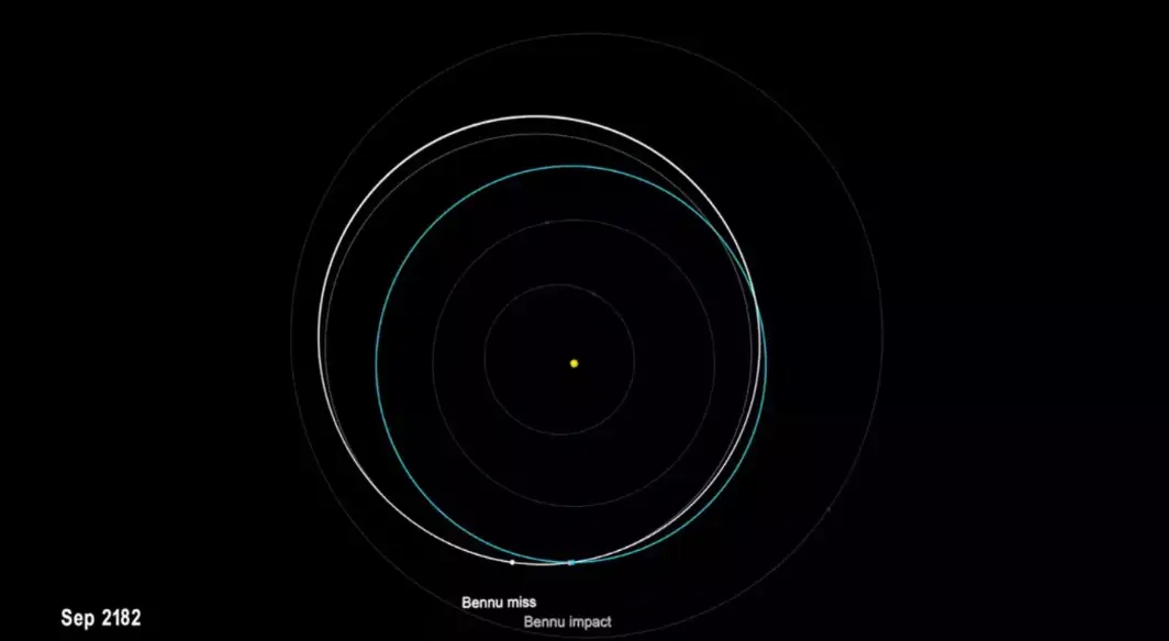 Bennu could hit Earth in the future. (NASA)
