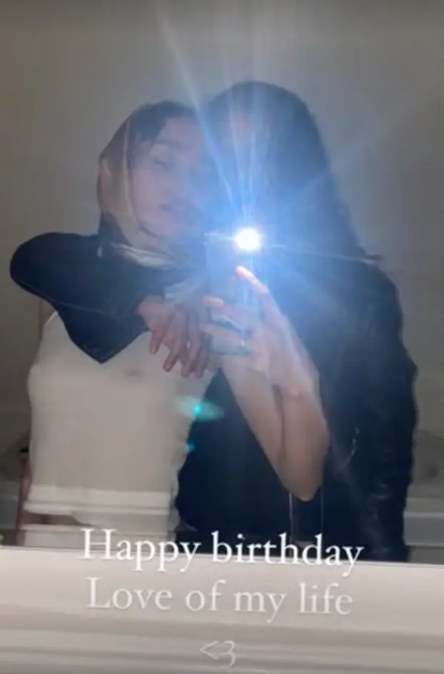 Depp shared a series of photos calling 070 Shake the 'love of my life'.