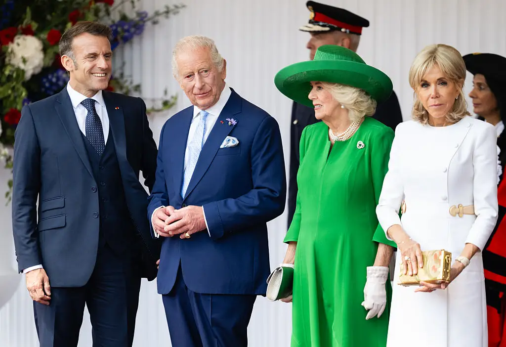 Macron previously slammed the claims his wife snubbed him as a 'conspiracy theory' (Samir Hussein/WireImage)