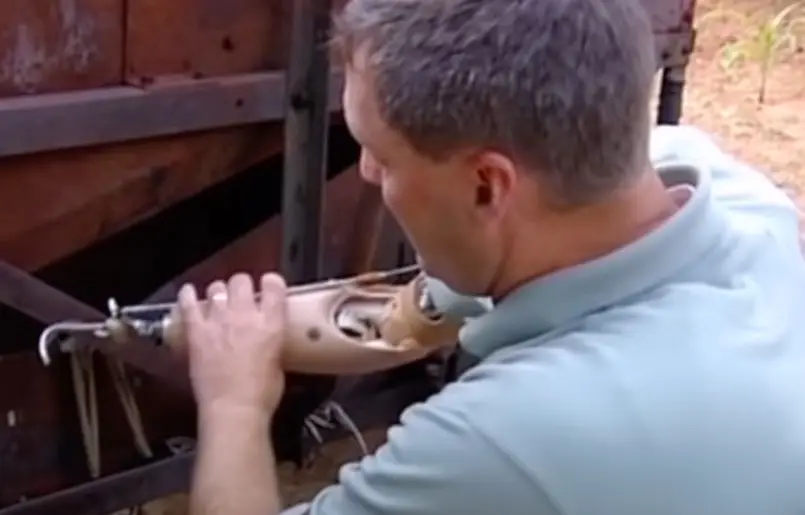 He was just moment away from being burnt alive.