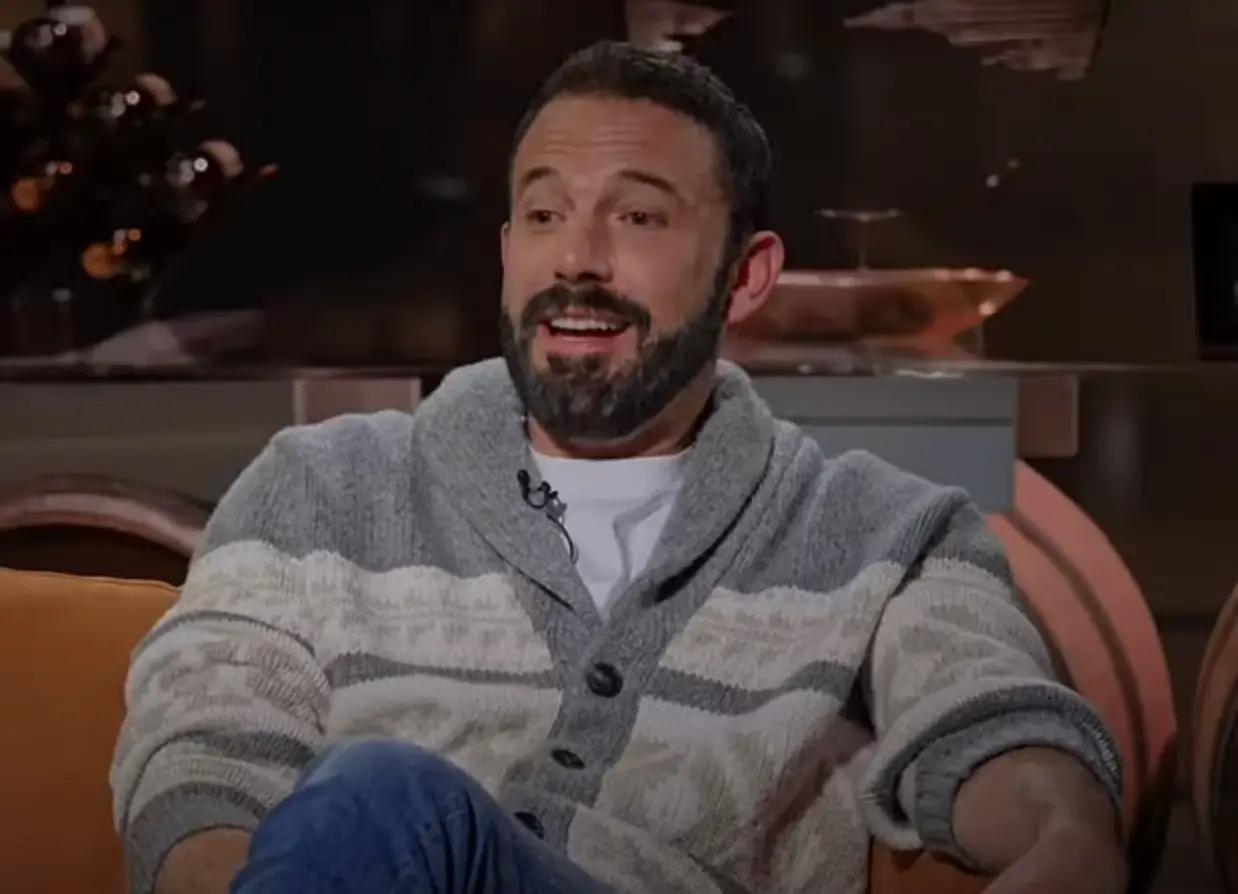 Ben Affleck has made the rare move of speaking about wife Jennifer Lopez. (Peacock)