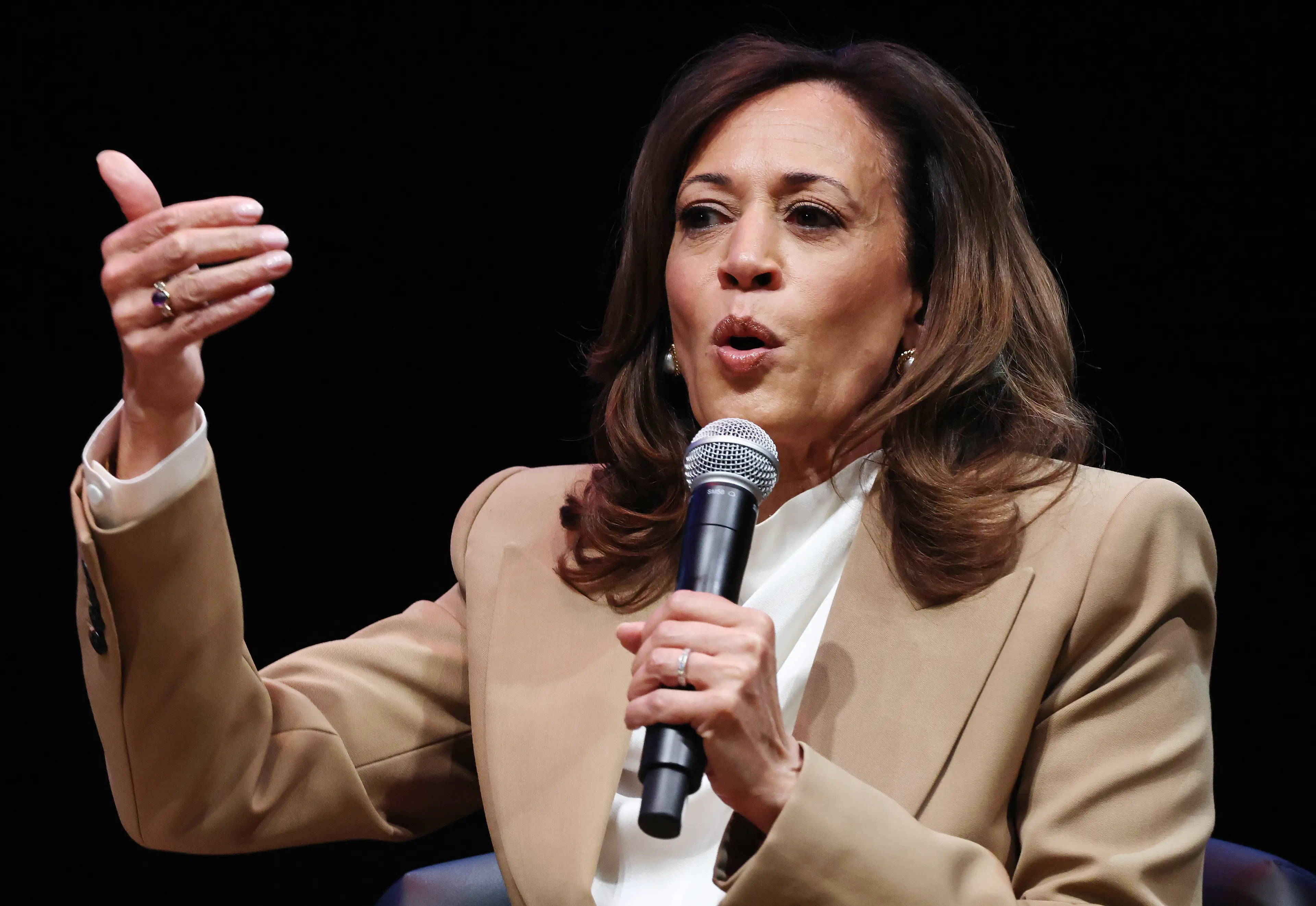 Harris has hit out at Trump over the attacks on Iran (Mario Tama/Getty Images)
