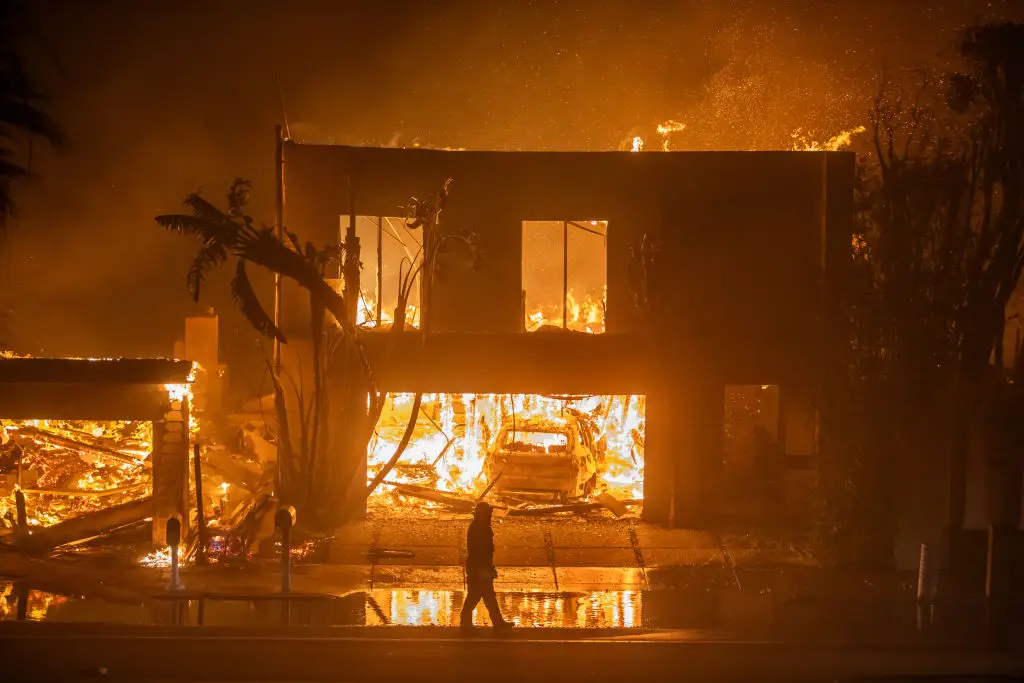 The LA wildfires have caused huge devastation (Apu Gomes/Getty Images)